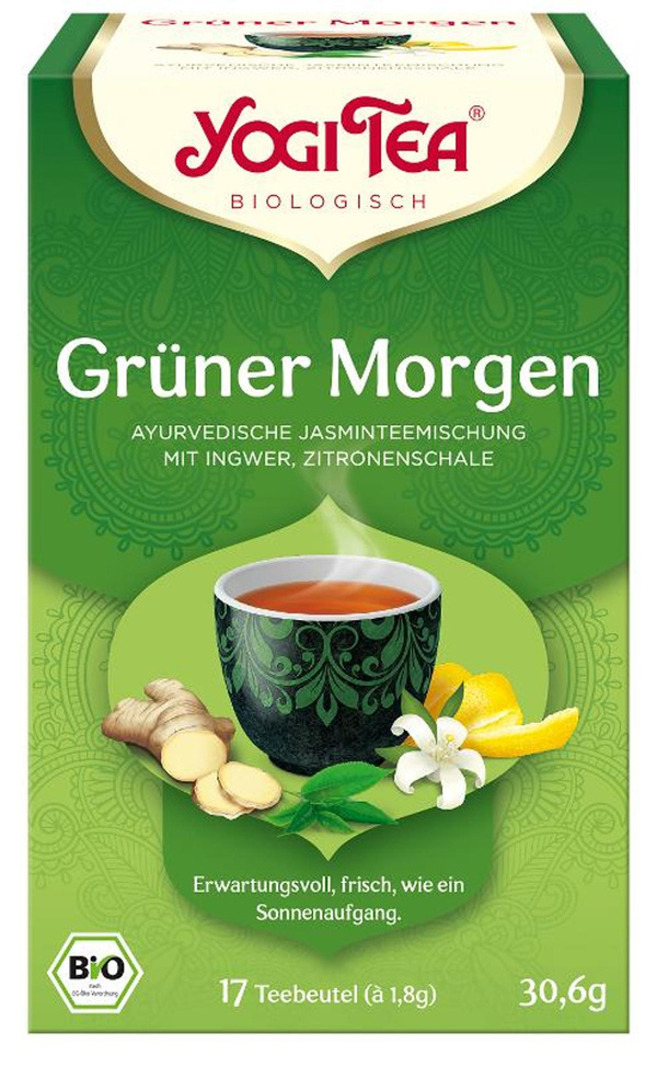 Produktfoto zu Grüner Morgen Yogi Tea