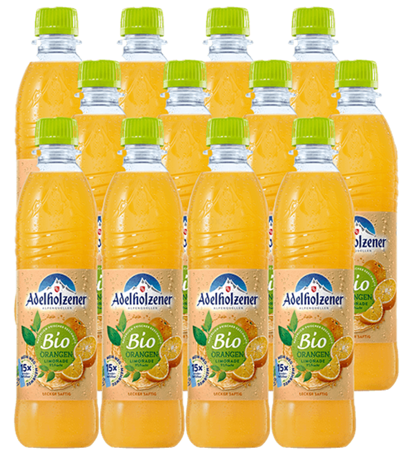Produktfoto zu Adelholzener Orange 12 x 0,5 l