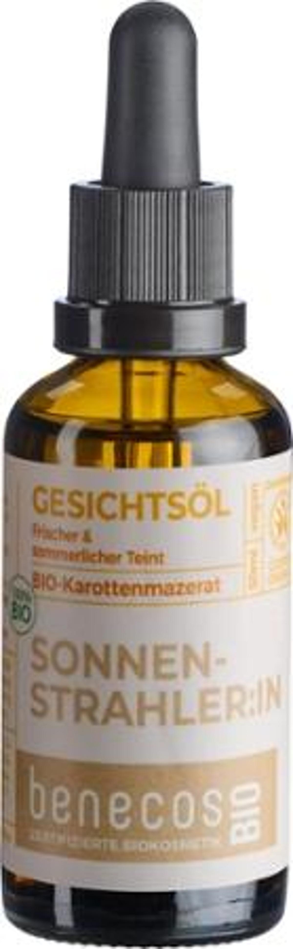 Produktfoto zu Gesichtsöl Sonnenstrahlerin Bio-Karottenmazerat