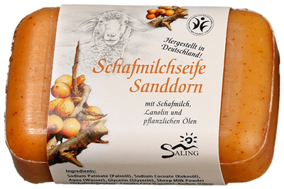 Produktfoto zu Schafmilchseife Sanddorn