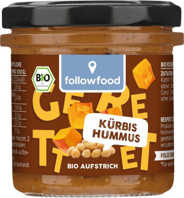 Produktfoto zu Aufstrich Kürbis Hummus