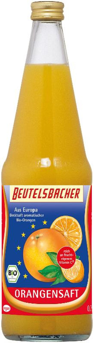 Produktfoto zu Europäischer Orangensaft 0,7 l