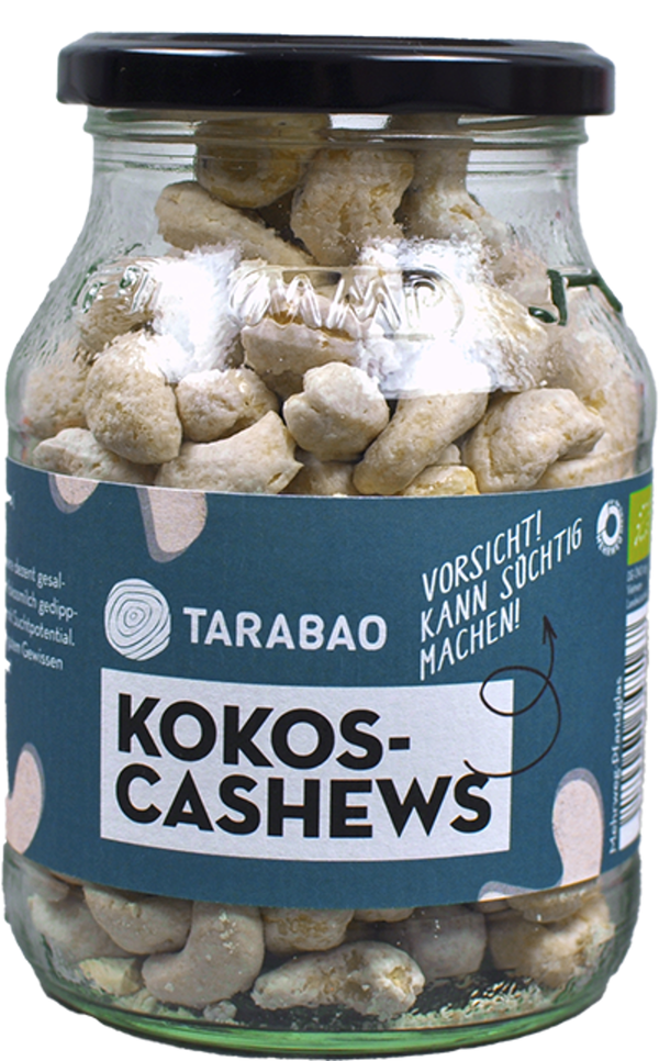 Produktfoto zu Kokoscashews im Glas