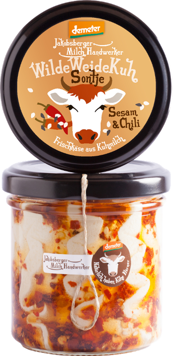 Produktfoto zu Frischkäse Sontje Sesam Chilli
