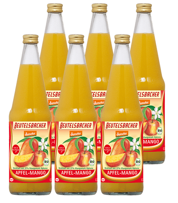 Produktfoto zu Apfel-Mango-Saft 6 x 0,7 l