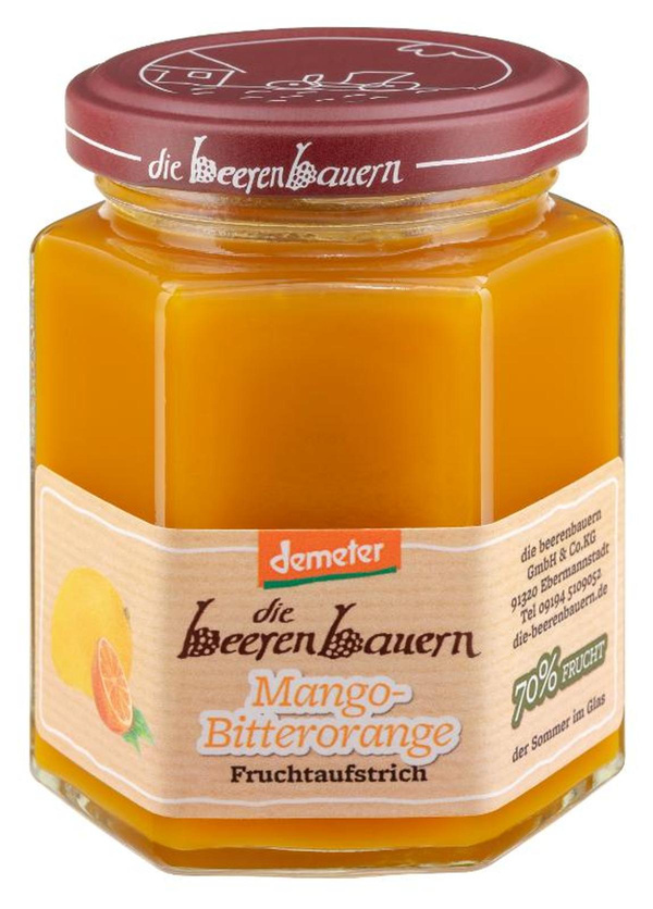 Produktfoto zu Fruchtaufstrich Mango-Bitterorange