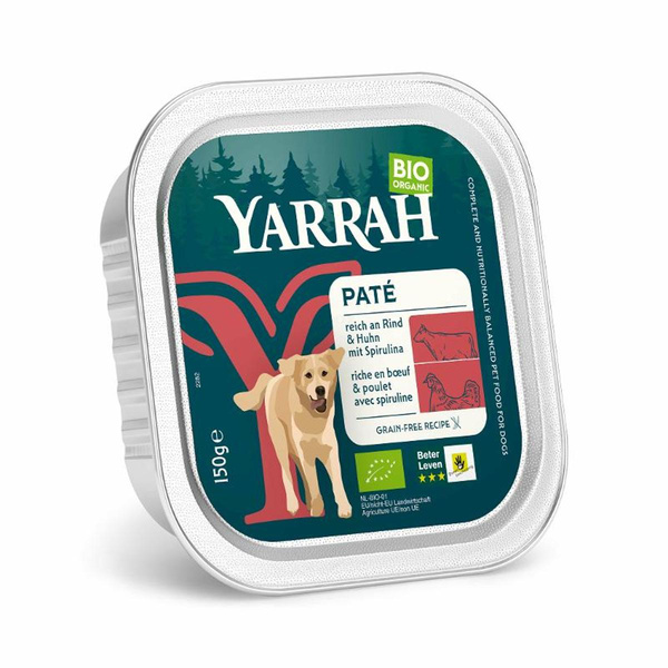 Produktfoto zu Hundefutter Paté Rind