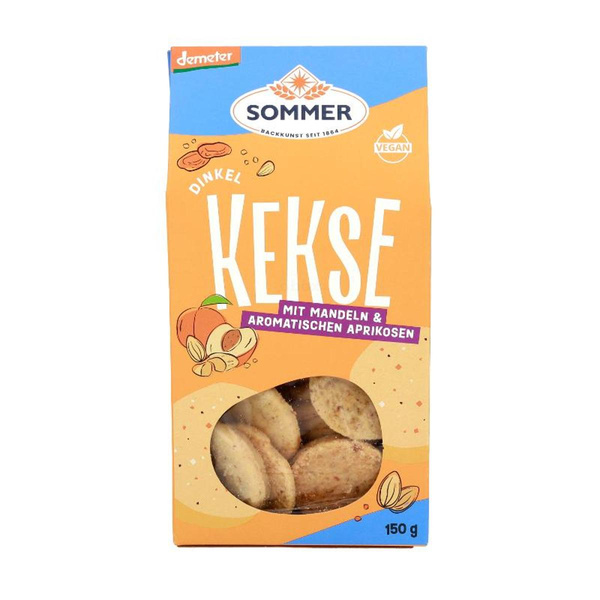Produktfoto zu Dinkel-Kekse Mandel-Aprikose