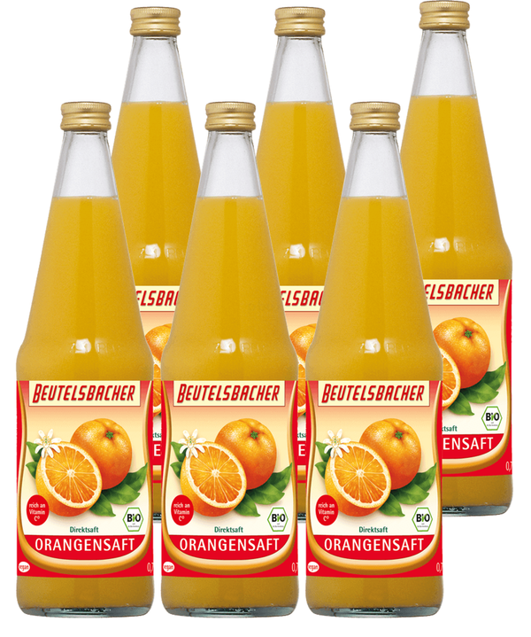Produktfoto zu Orangensaft 6 x 0,7 l