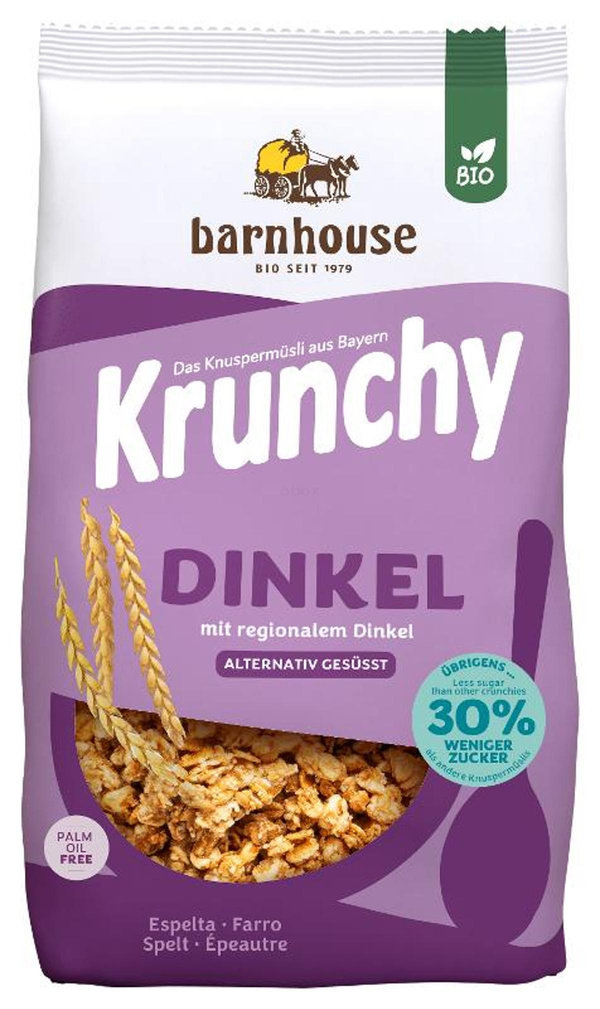 Produktfoto zu Krunchy Dinkel weniger Zucker