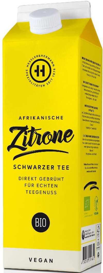 Produktfoto zu Schwarzer Tee Zitrone