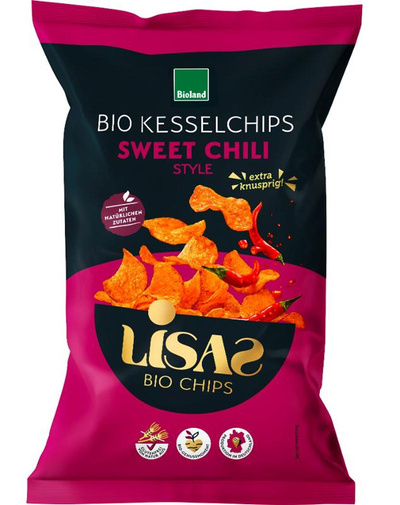 Produktfoto zu Lisas Kesselchips Sweet Chili