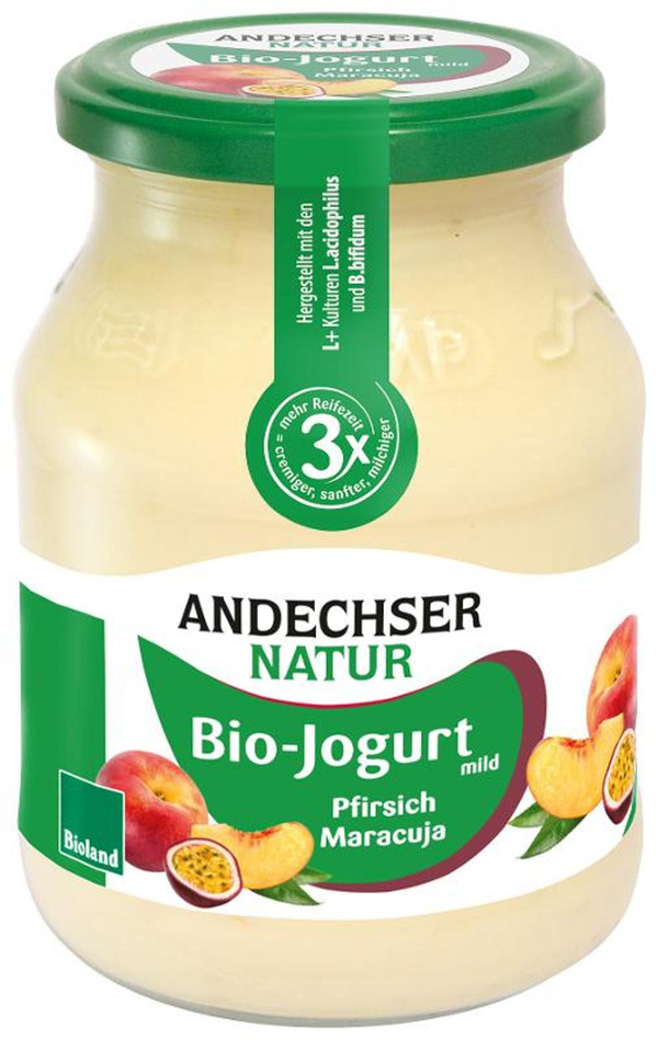 Produktfoto zu Joghurt Glas Pfirsich Maracuja