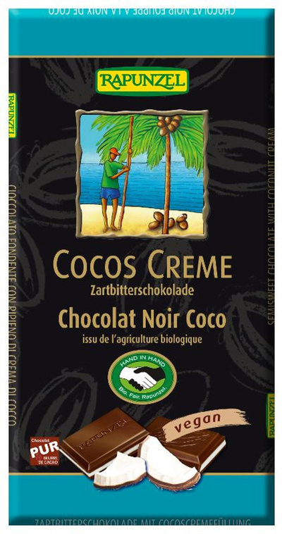 Produktfoto zu Schokolade Cocos Creme