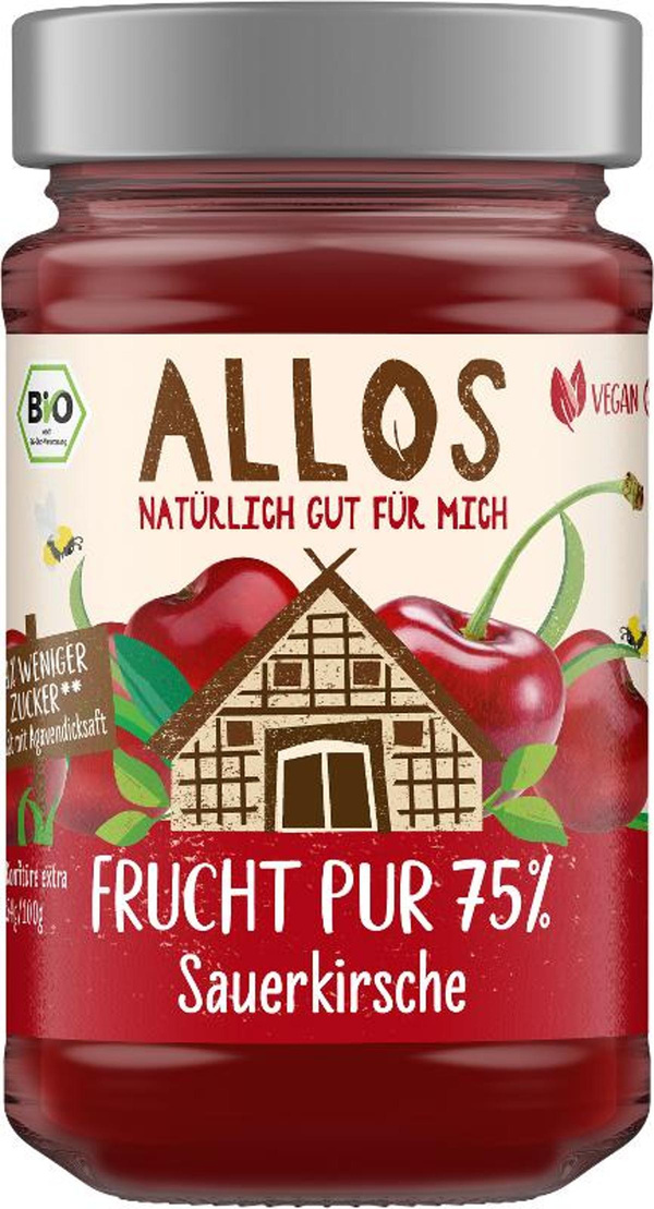 Produktfoto zu Frucht PUR Sauerkirsche