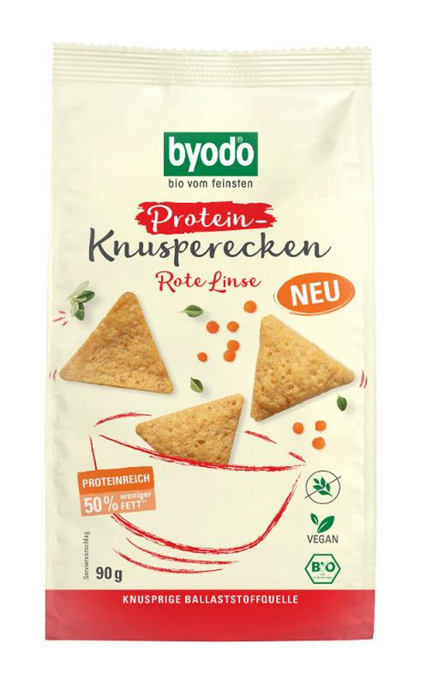 Produktfoto zu Protein Knusperecken Rote Linse