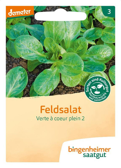 Produktfoto zu Saatgut Feldsalat Verte á Coeur Plein