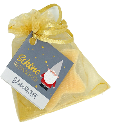 Produktfoto zu Schafmilchseife Stern Schöne Weihnachten