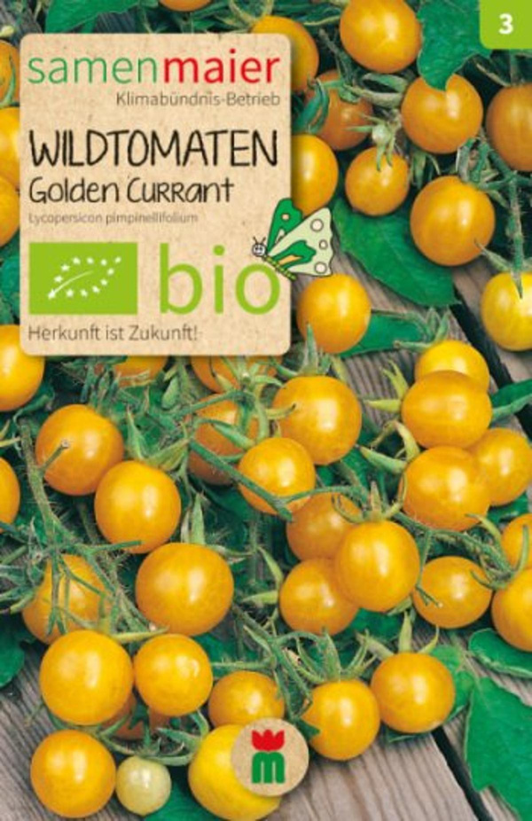 Produktfoto zu Saatgut Wildtomaten Golden Currant