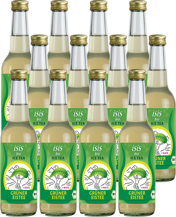 Produktfoto zu ISIS Grüner Eistee 12 x 0,33 Liter