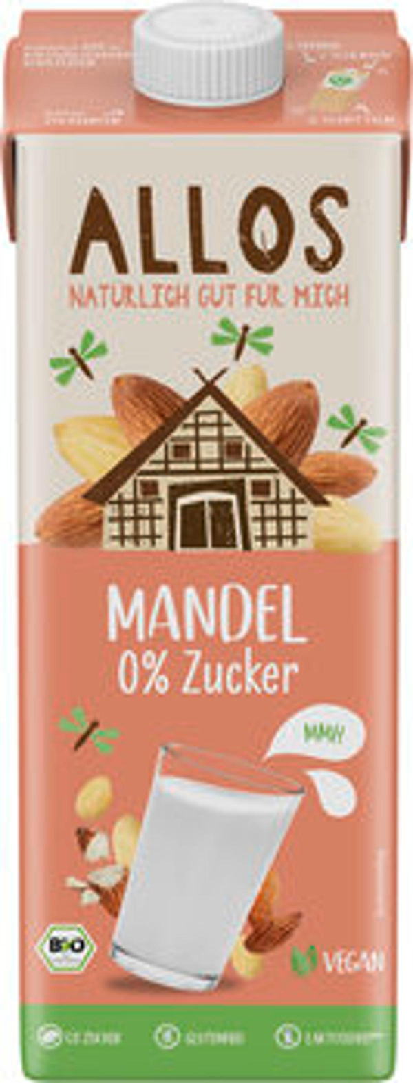 Produktfoto zu Mandel Drink Natur ohne Zucker