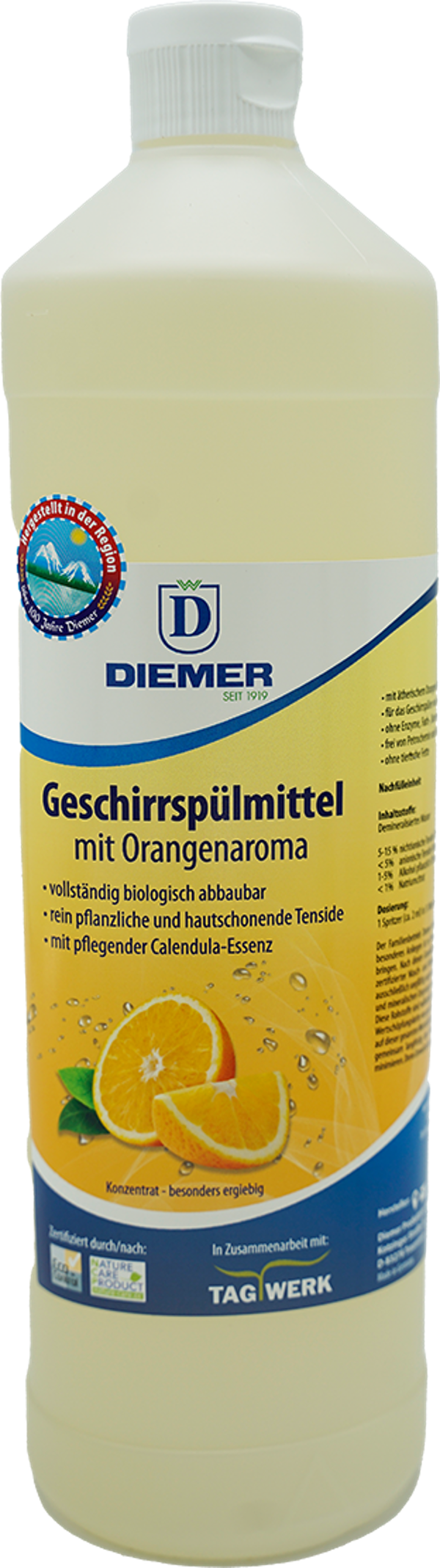 Produktfoto zu Geschirrspülmittel Orange