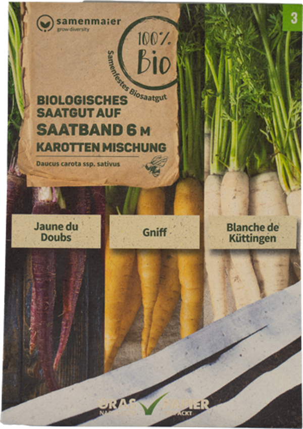 Produktfoto zu Saatband Karottenmischung