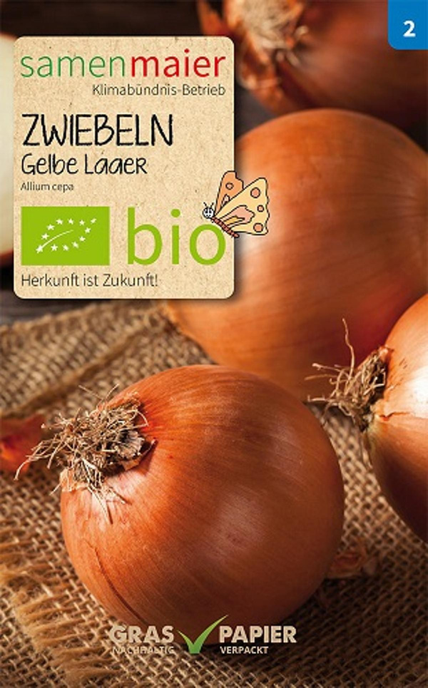 Produktfoto zu Saatgut Zwiebeln Gelbe Laaer