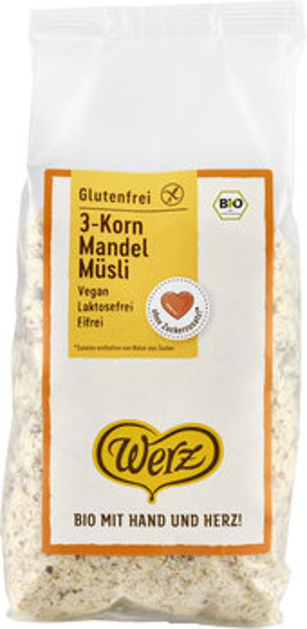 Produktfoto zu 3-Korn-Vollkorn-Mandel-Müsli