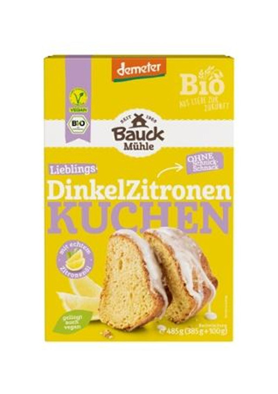 Produktfoto zu Backmischung Dinkel-Zitronenkuchen