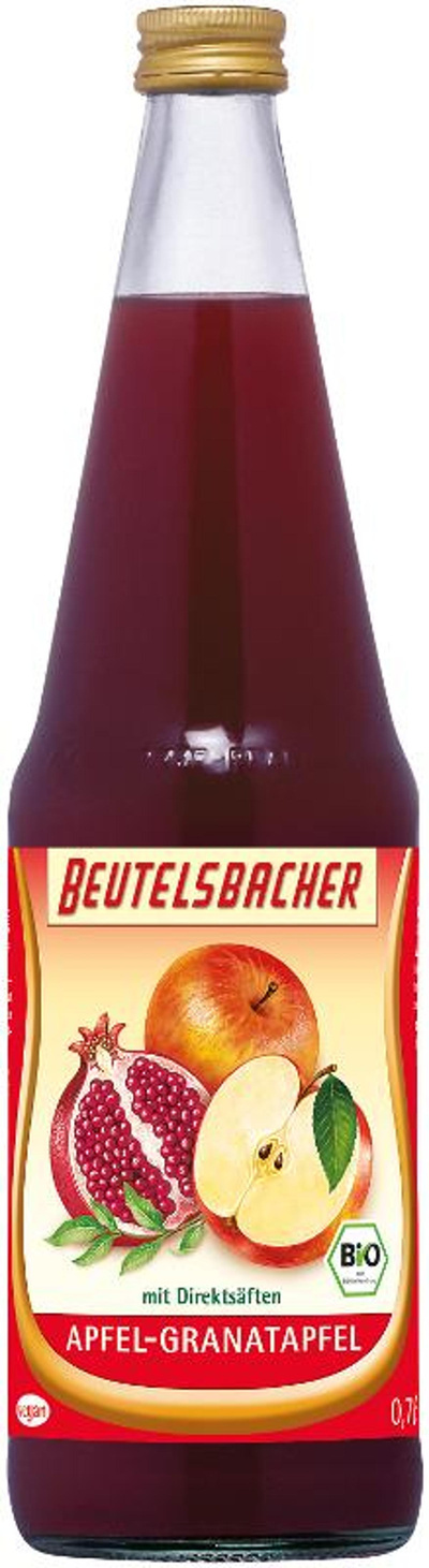 Produktfoto zu Apfel- Granatapfelsaft