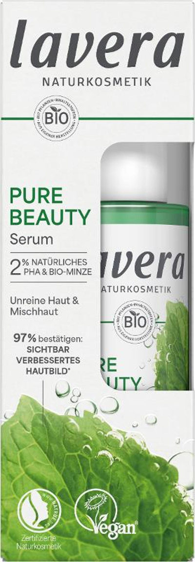 Produktfoto zu Pure Beauty Serum (natürliches PHA 2% & Bio-Minze)