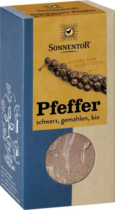 Produktfoto zu Pfeffer schwarz gemahlen