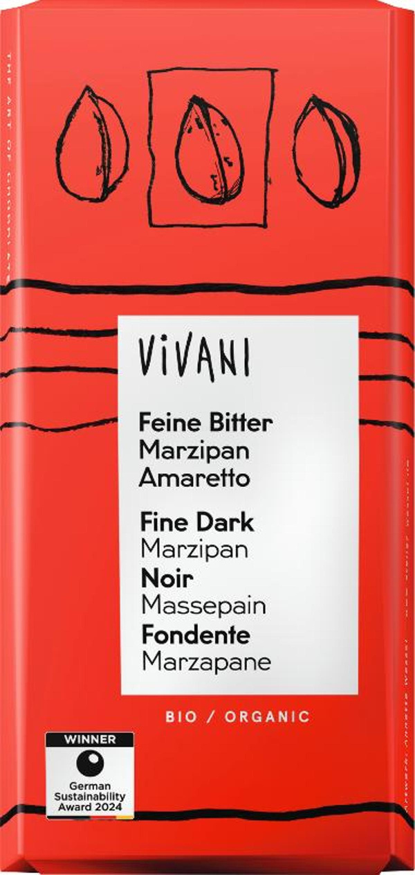 Produktfoto zu Schokolade Marzipan-Amaretto