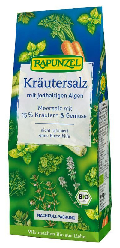 Produktfoto zu Kräutersalz jodiert mit 15% Kräutern & Gemüse