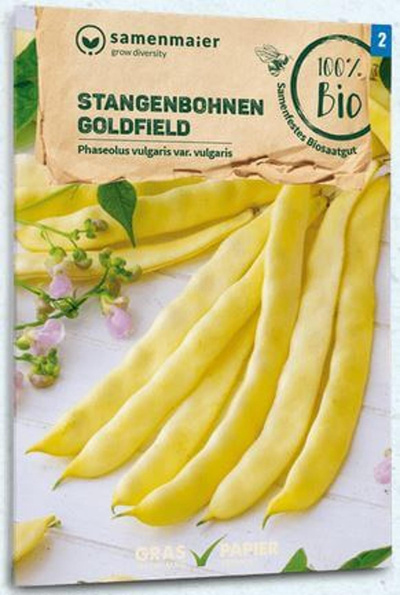 Produktfoto zu Saatgut Stangenbohnen Goldfield