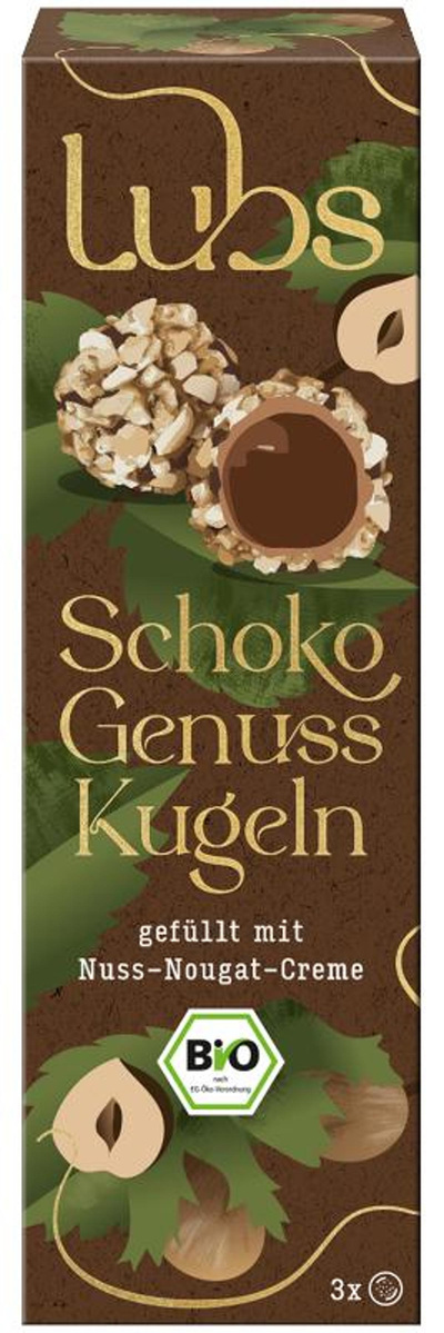 Produktfoto zu Schoko Genuss Kugeln mit Nuss-Nougat-Creme