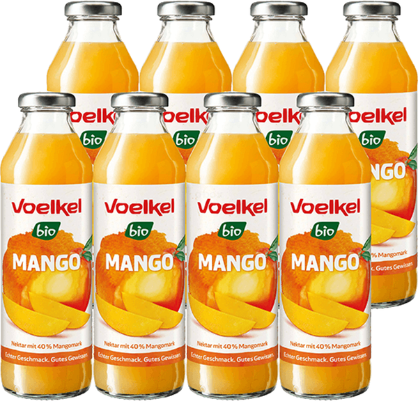 Produktfoto zu Mango Nektar 8 x 0,5 l