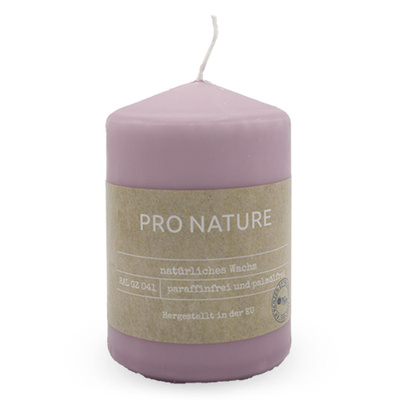 Produktfoto zu Kerze Stearin Flieder