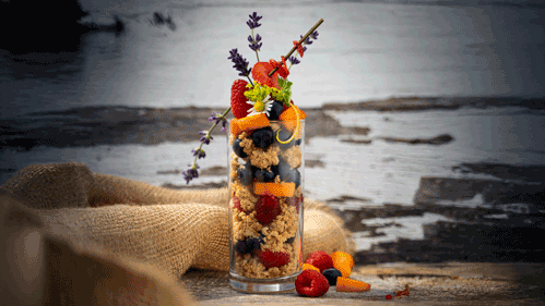 Rezeptbild für Beerencrumble