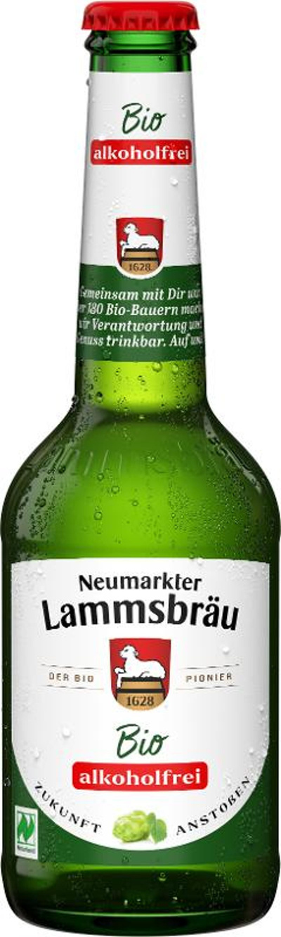 Produktfoto zu Lammsbräu Hell alkoholfrei 0,33 l