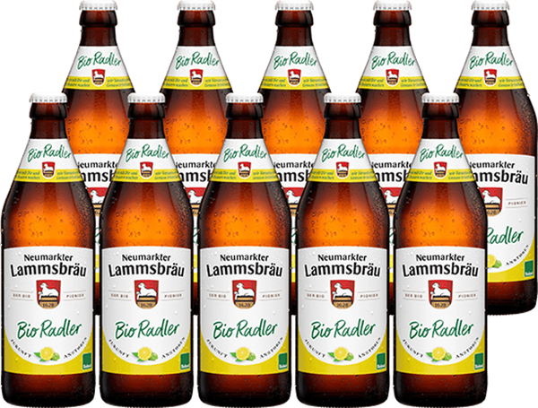 Produktfoto zu Lammsbräu Radler groß 10 x 0,5 l