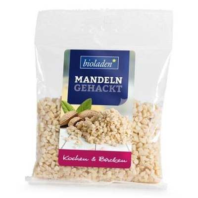 Produktfoto zu Mandeln blanchiert gehackt