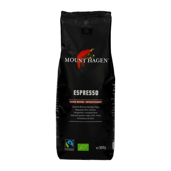 Produktfoto zu Espresso ganze Bohne entfkoffeniert