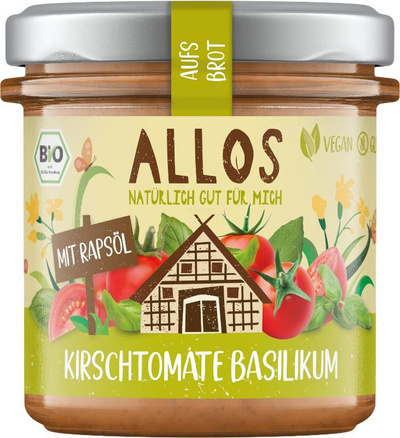 Produktfoto zu Aufs Brot Kirschtomate Basilikum