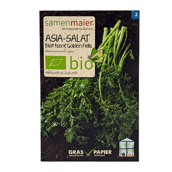 Produktfoto zu Saatgut Asia Salat Golden Frills