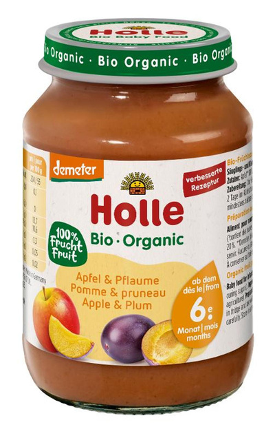 Produktfoto zu Babygläschen Apfel & Pflaume