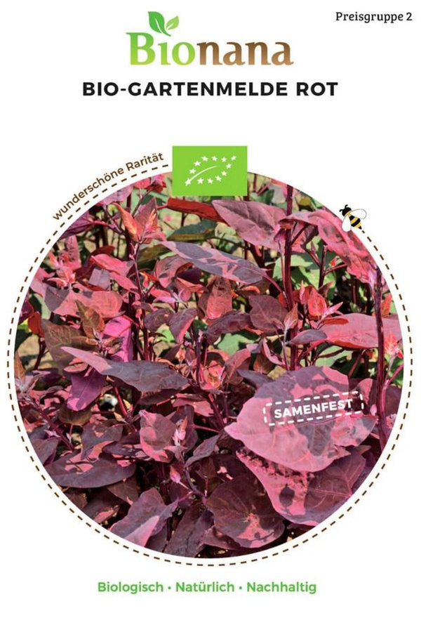 Produktfoto zu Saatgut Gartenmelde rot