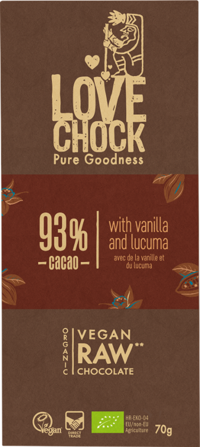 Produktfoto zu Raw Chocolate 93 % Kakao