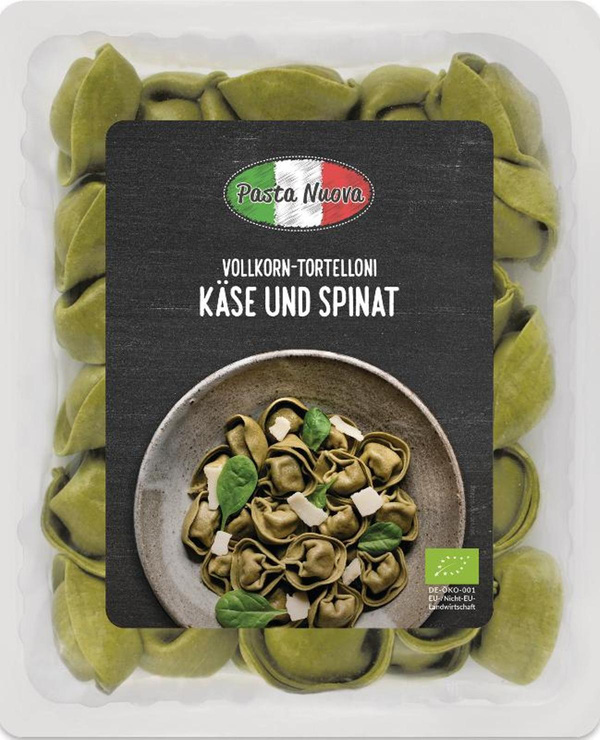 Produktfoto zu Vollkorn-Tortelloni Käse & Spinat